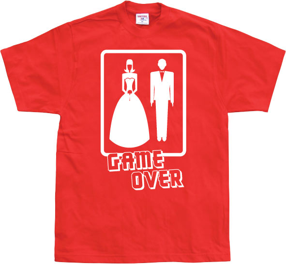Wedding - GAME OVER! T-Shirt – T-shirt