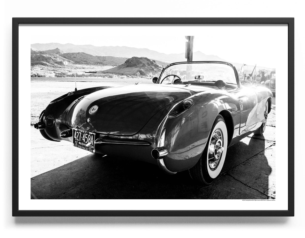 Route 66 Chevrolet Corvette – Poster