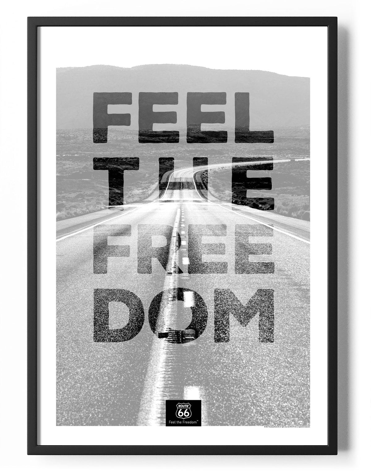 Feel The Freedom On Route 66 – Poster