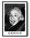 Genius - Albert Einstein Tongue Out Poster – Poster