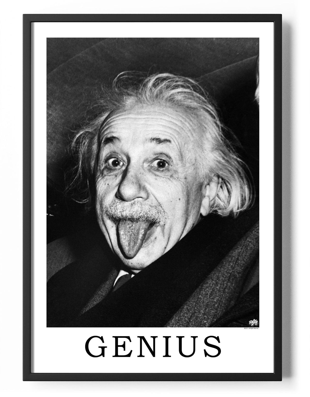 Genius - Albert Einstein Tongue Out Poster – Poster