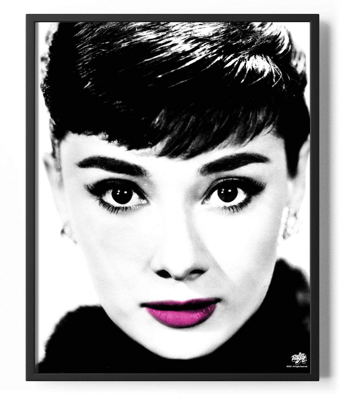 Audrey Hepburn Hot Lips Poster – Poster