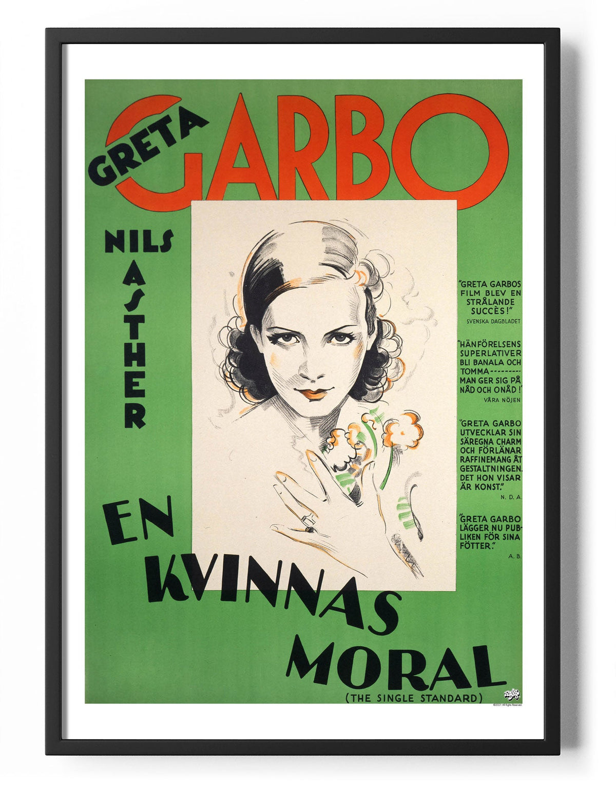 En Kvinnas Moral Film Poster – Poster