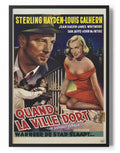 Quand La Ville Dort Movie Poster – Poster