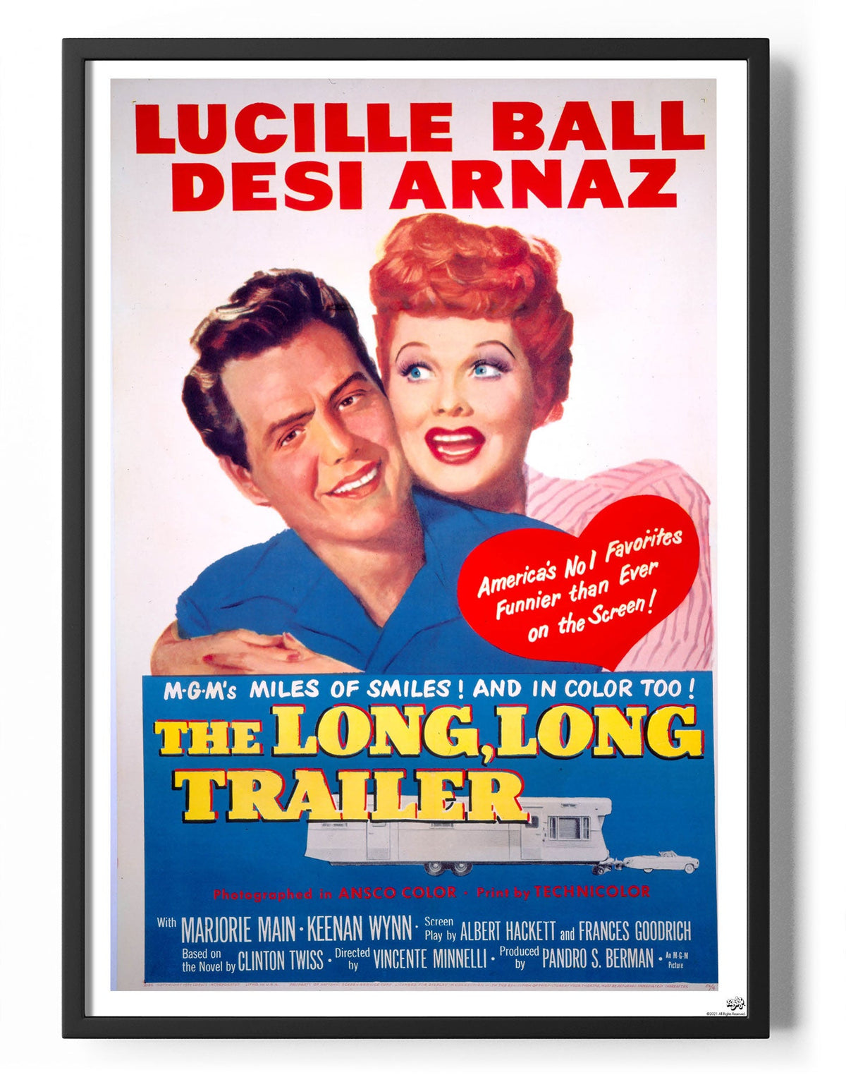 The Long, Long Trailer Movie Poster – Poster