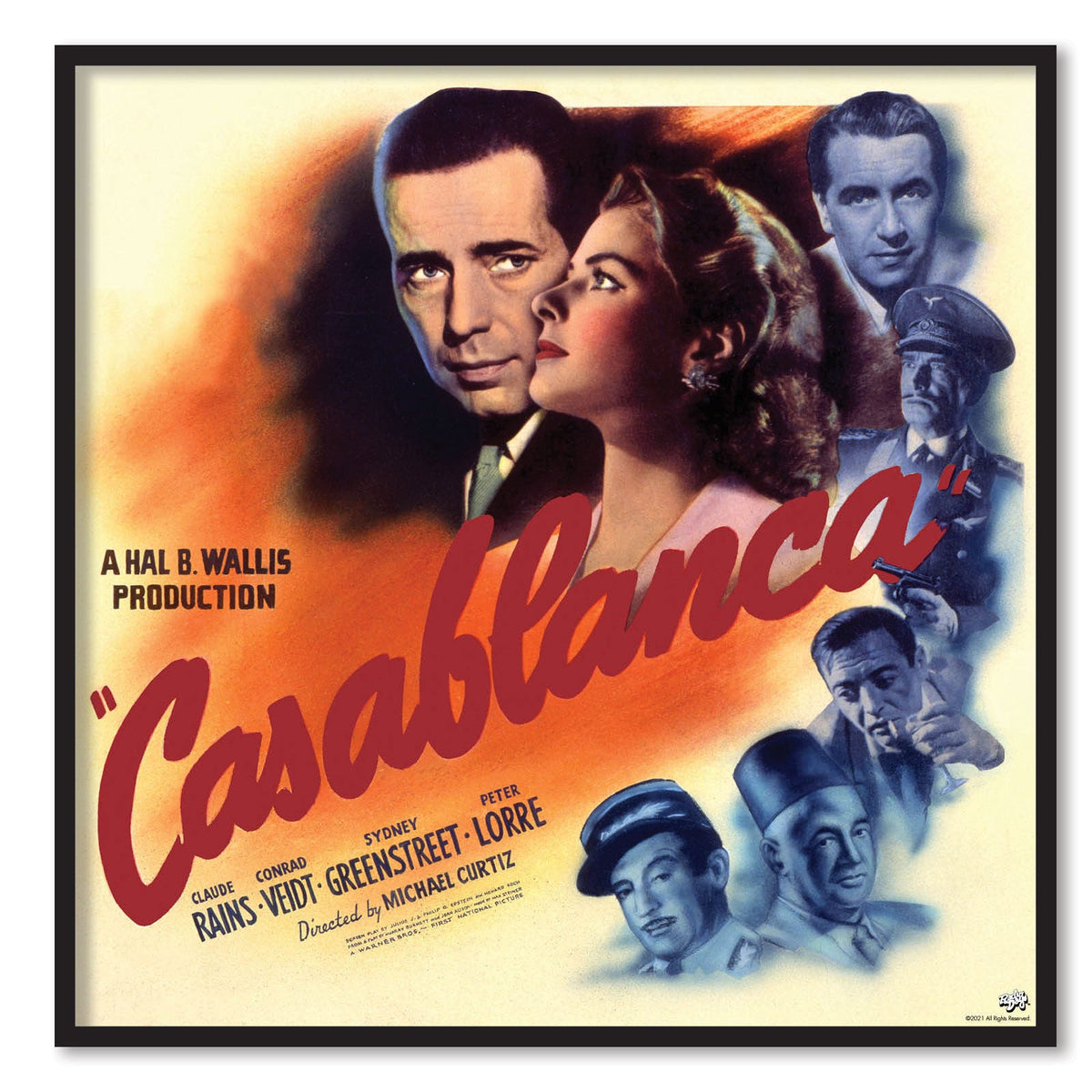 Casablanca Vintage Poster – Poster