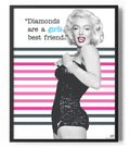Diamonds Are A Girls Best Friend Poster – Poster
