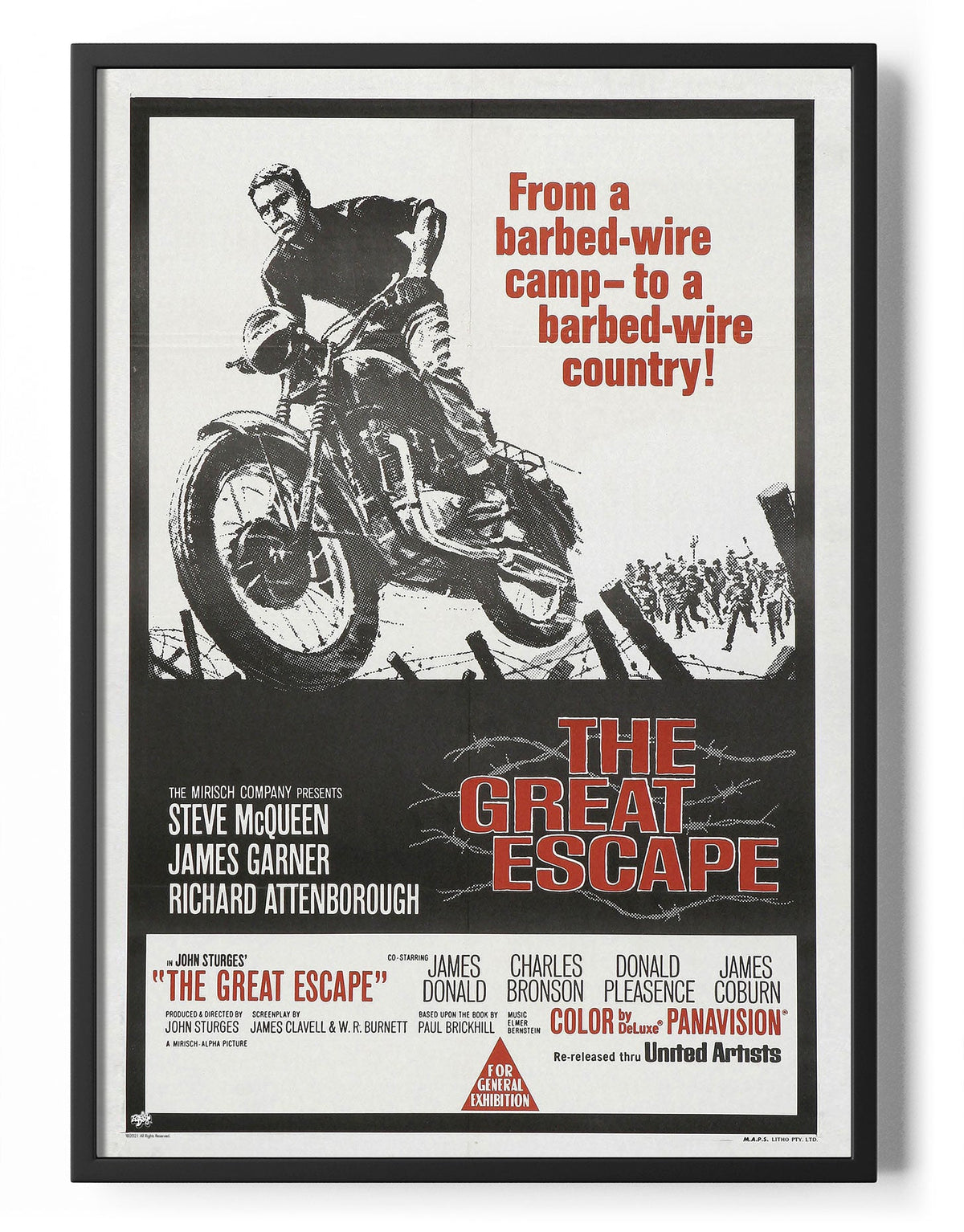 Steve McQueen - The Great Escape Movie Poster – Poster
