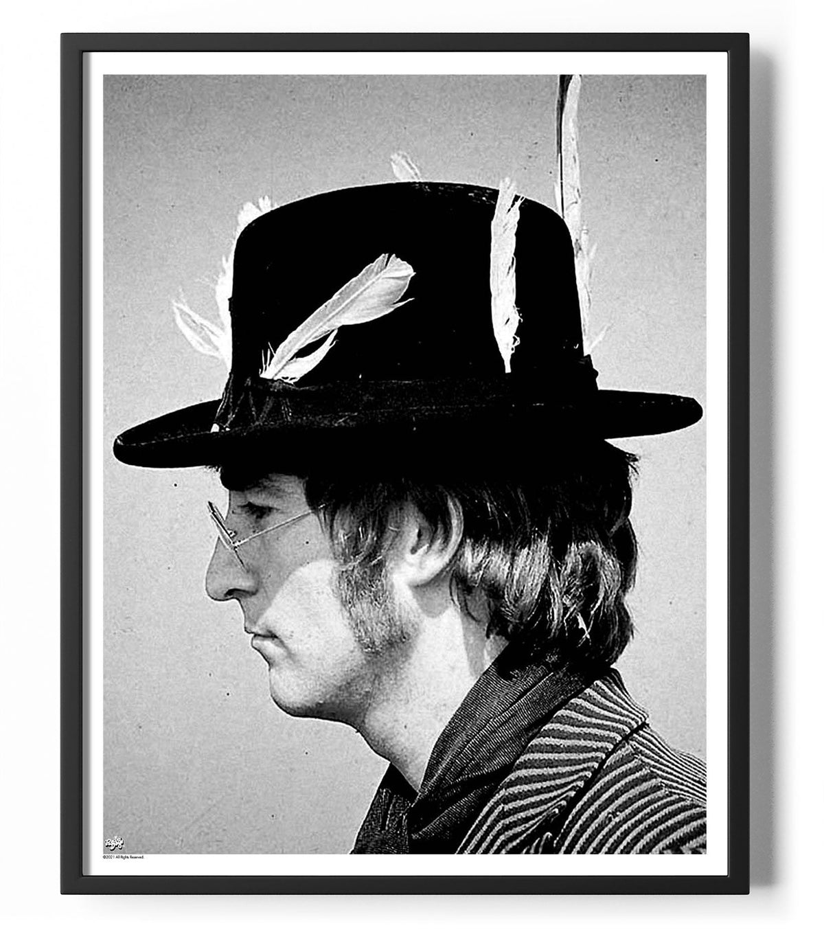 John Lennon Hat Portrait – Poster