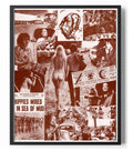Woodstock Sea Of Mud Collage Poster – Poster