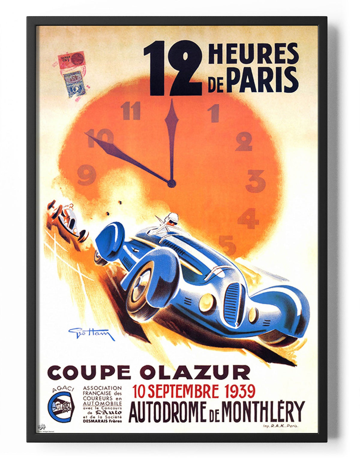 12 Heures De Paris Poster – Poster