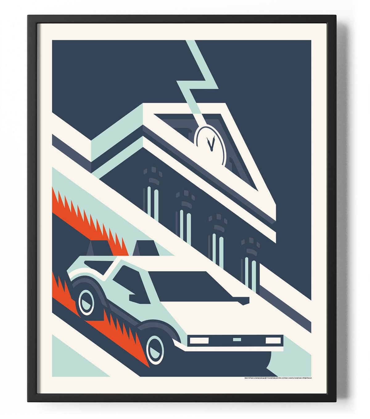 Back To The Future (Retour vers le futur) Retro Art Poster – Poster