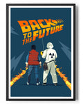 Back To The Future (Retour vers le futur) Cartoon Poster – Poster