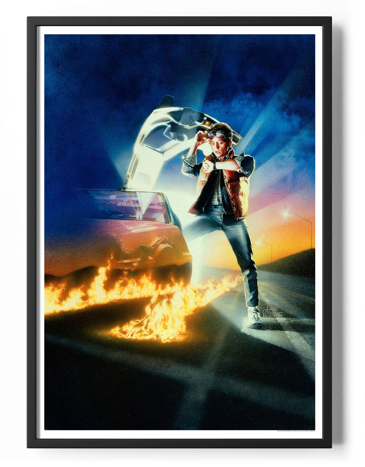 Michael J Fox - Back To The Future Poster – Poster