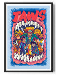 Jaws Cartoon Characters Poster – Poster