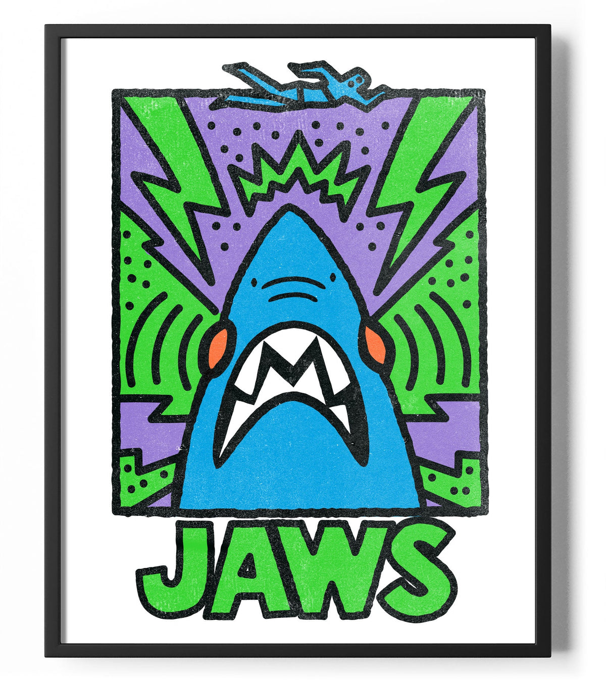 JAWS Art Poster – Poster