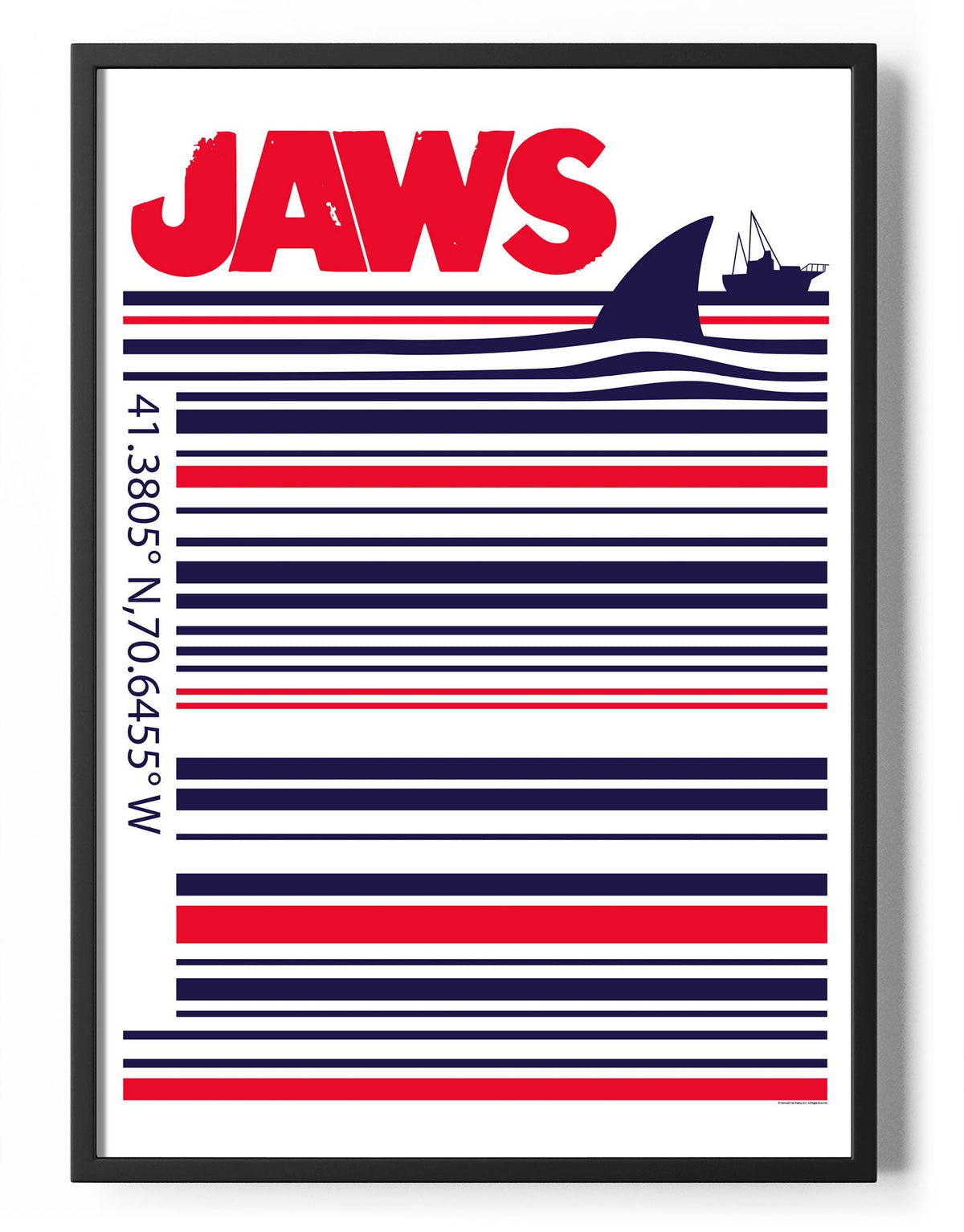 Jaws Barcode Poster – Poster