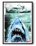 Jaws Haftone Poster – Poster