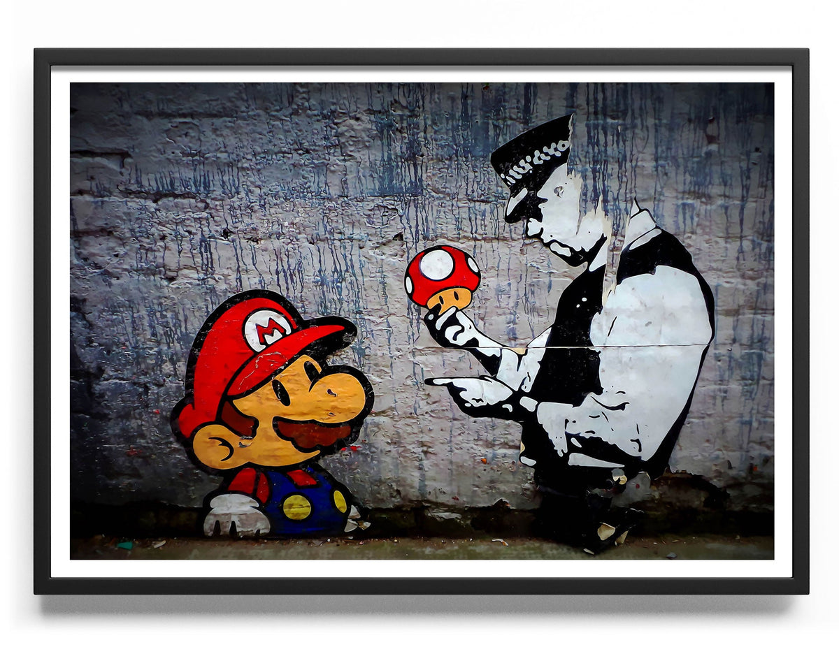 Banksy Mushroom Poster – Poster