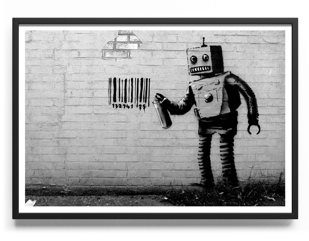 Robot Barcode Poster – Poster