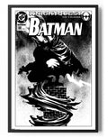Batman Retro B/W Poster – Poster