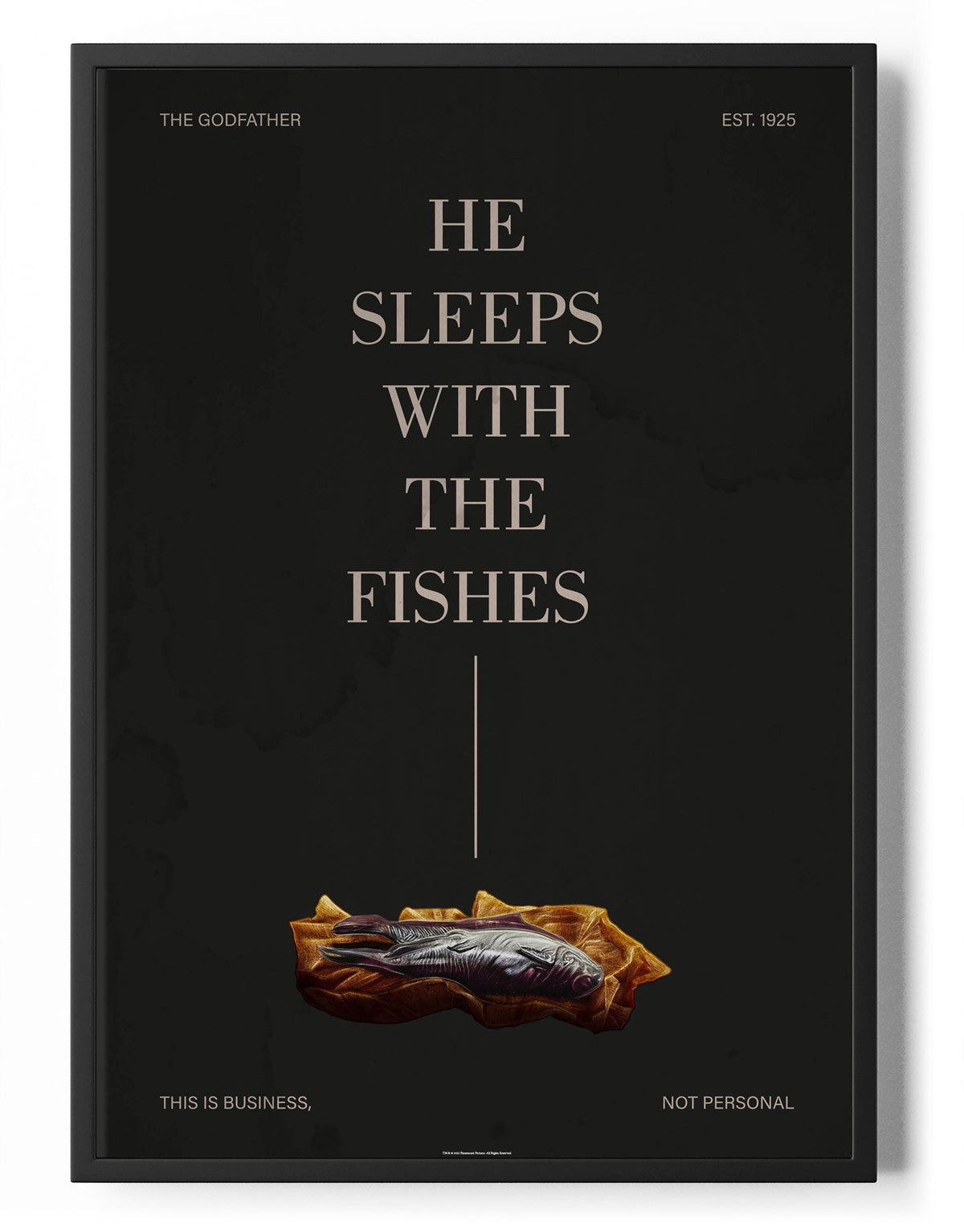 He Sleeps With The Fishes Poster – Poster