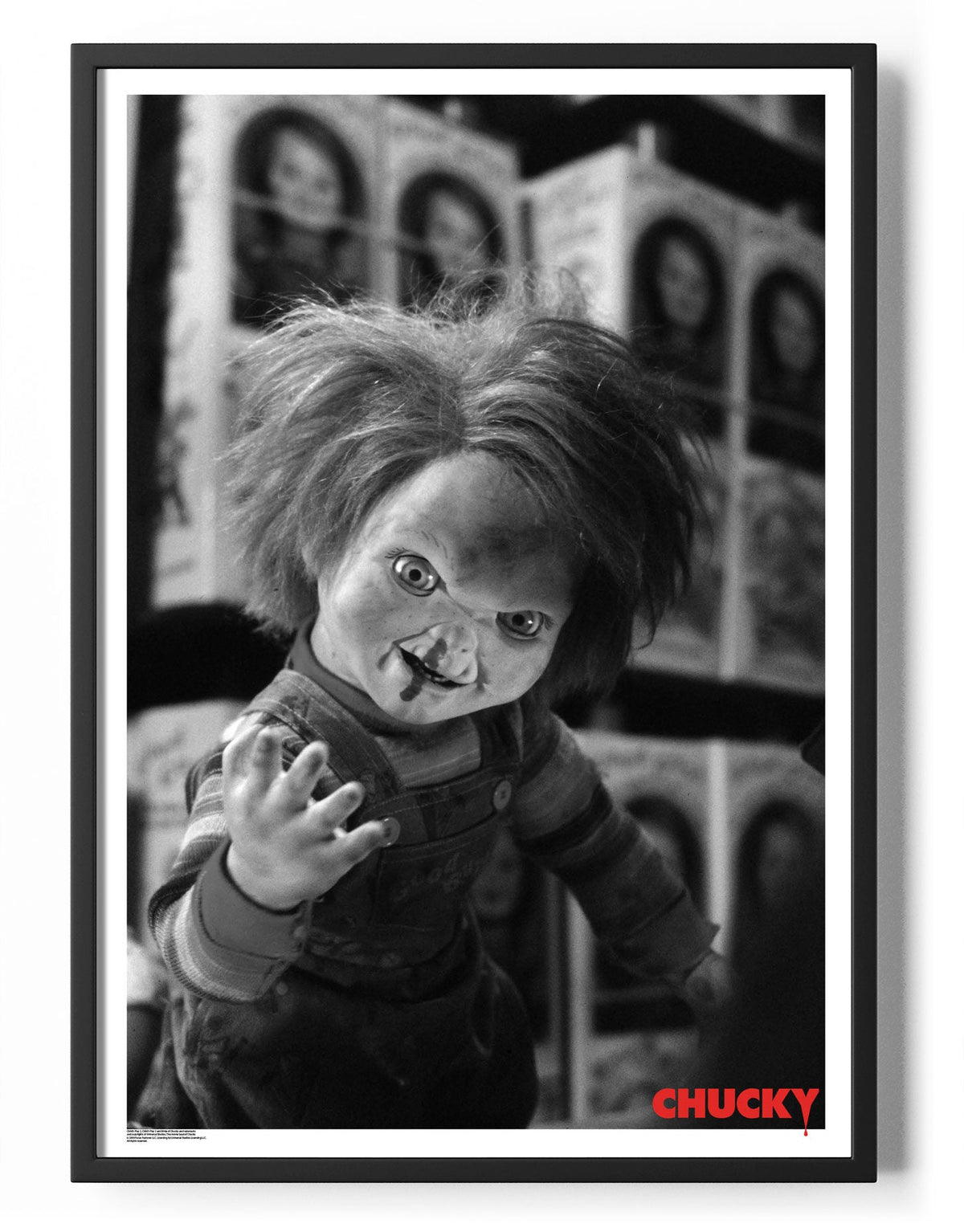 Chucky BW Photo Poster – Poster