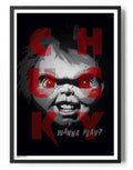 Chucky - Wanna Play Dark Poster – Poster