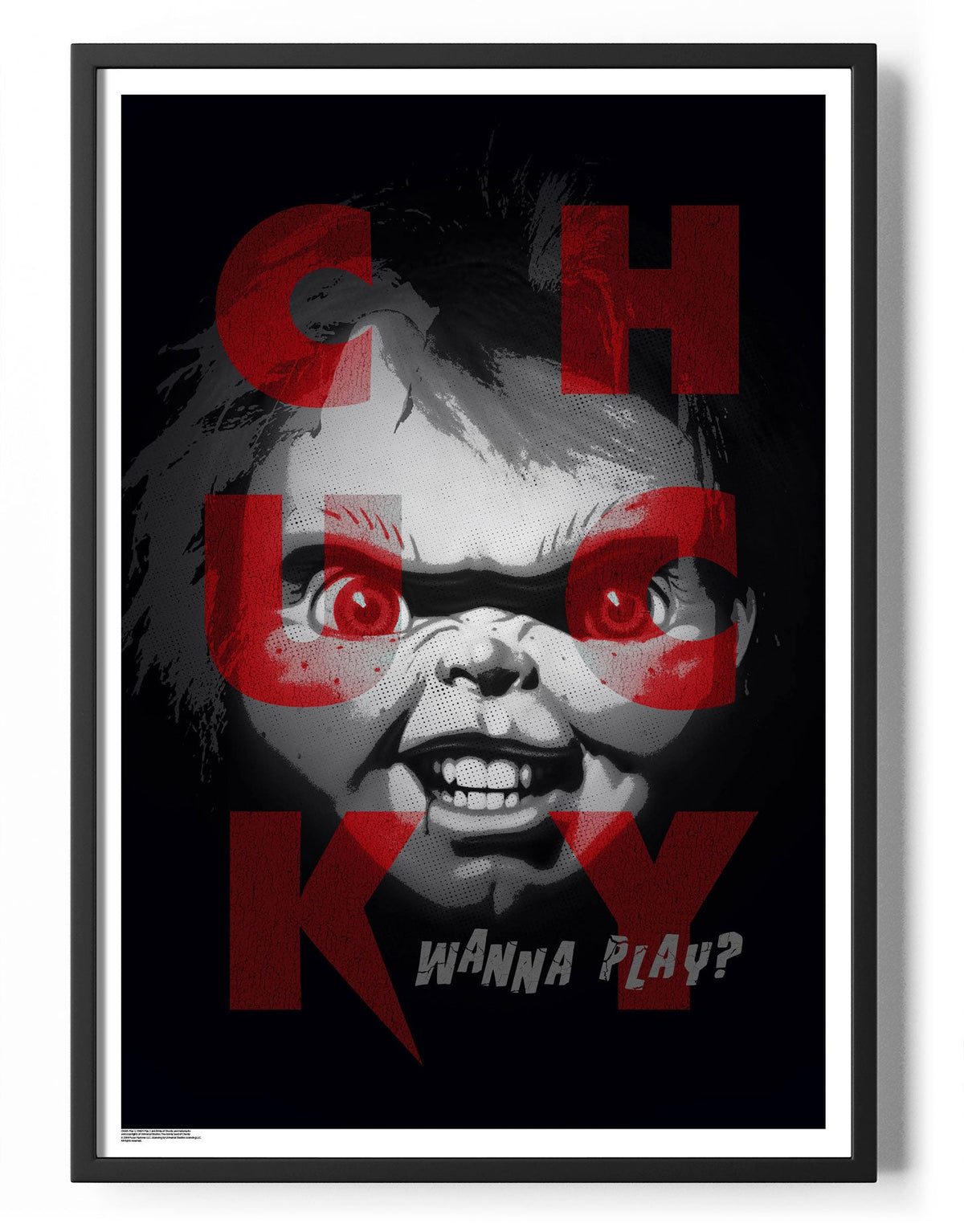 Chucky - Wanna Play Dark Poster – Poster