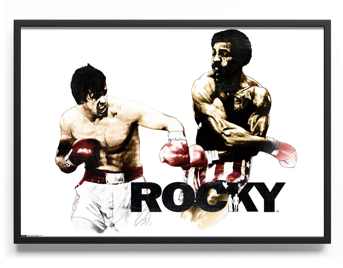 Balboa vs Creed Fight Poster – Poster