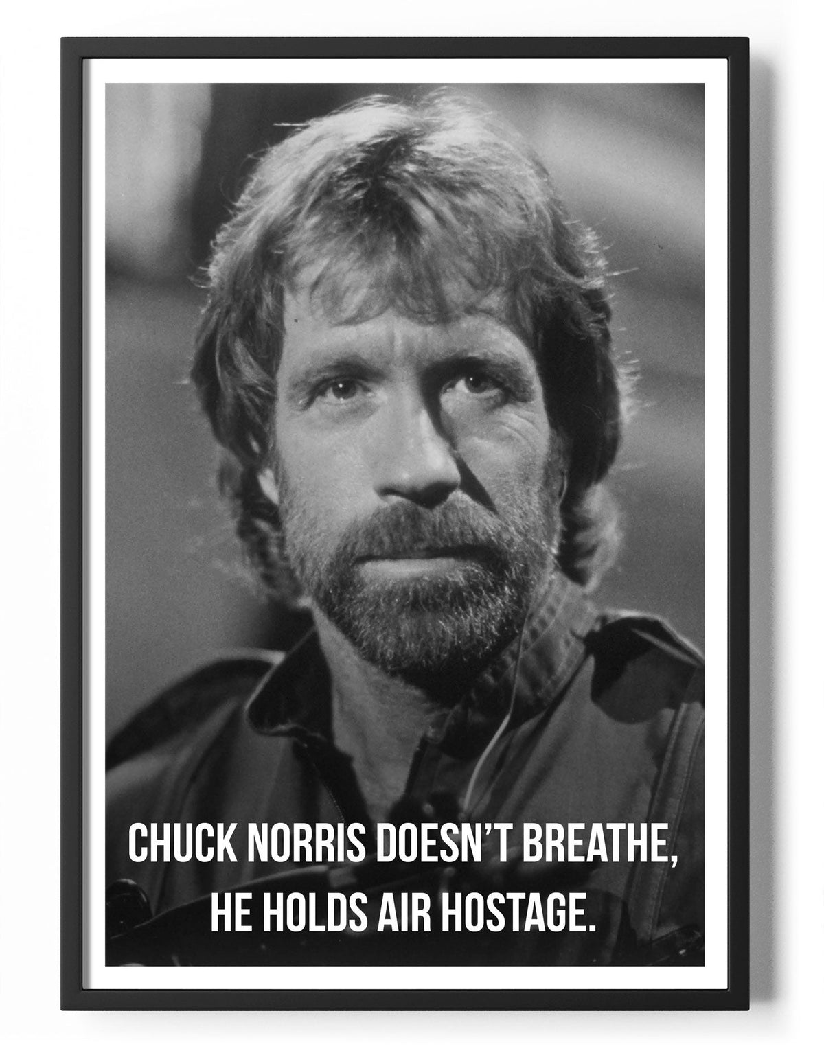 Chuck Norris Doesn't Breathe Poster – Poster