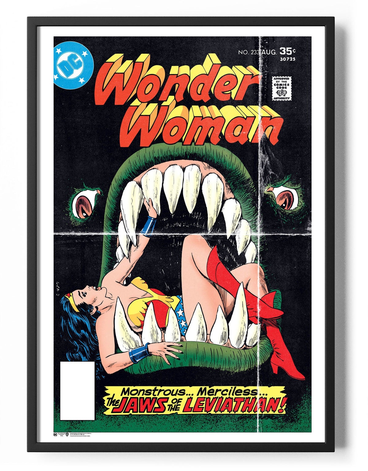 Wonder Woman Vintage Comic Book Cover Poster – Poster