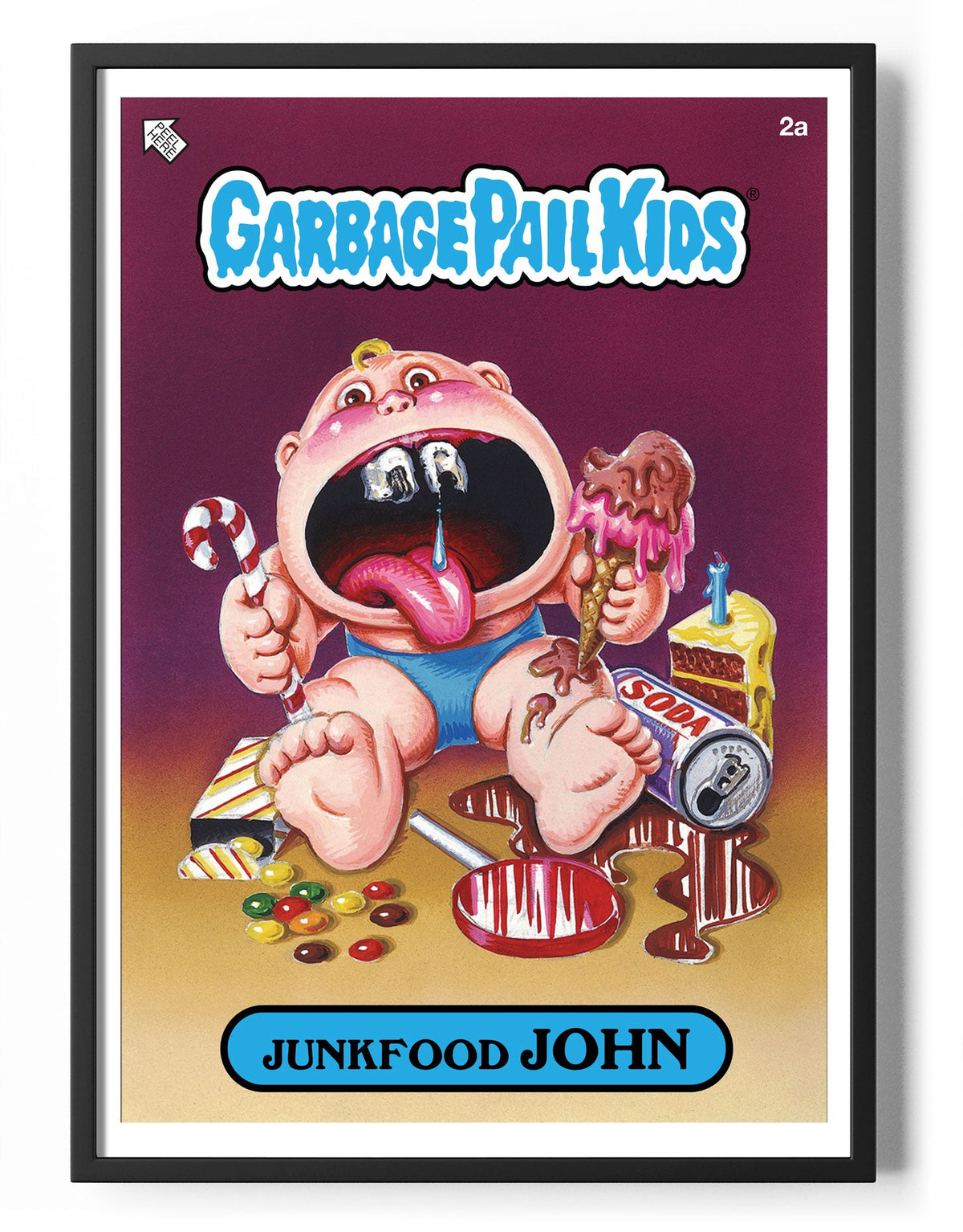 Garbage Pail Kids (Les Crados) - Junkfood John Poster – Poster