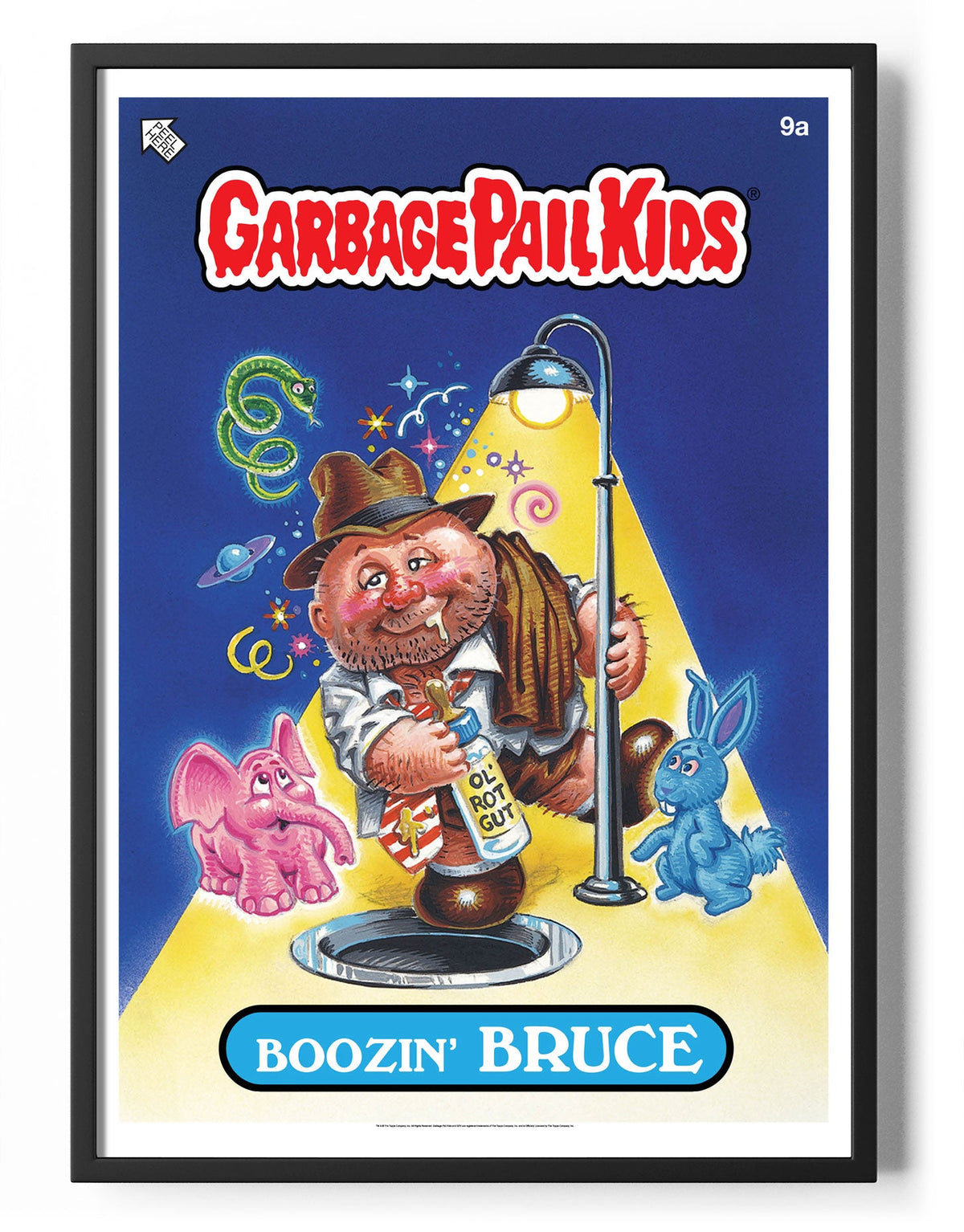 Garbage Pail Kids (Les Crados) - Boozin' Bruce Poster – Poster