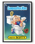 Garbage Pail Kids (Les Crados) - Potty Scotty Poster – Poster