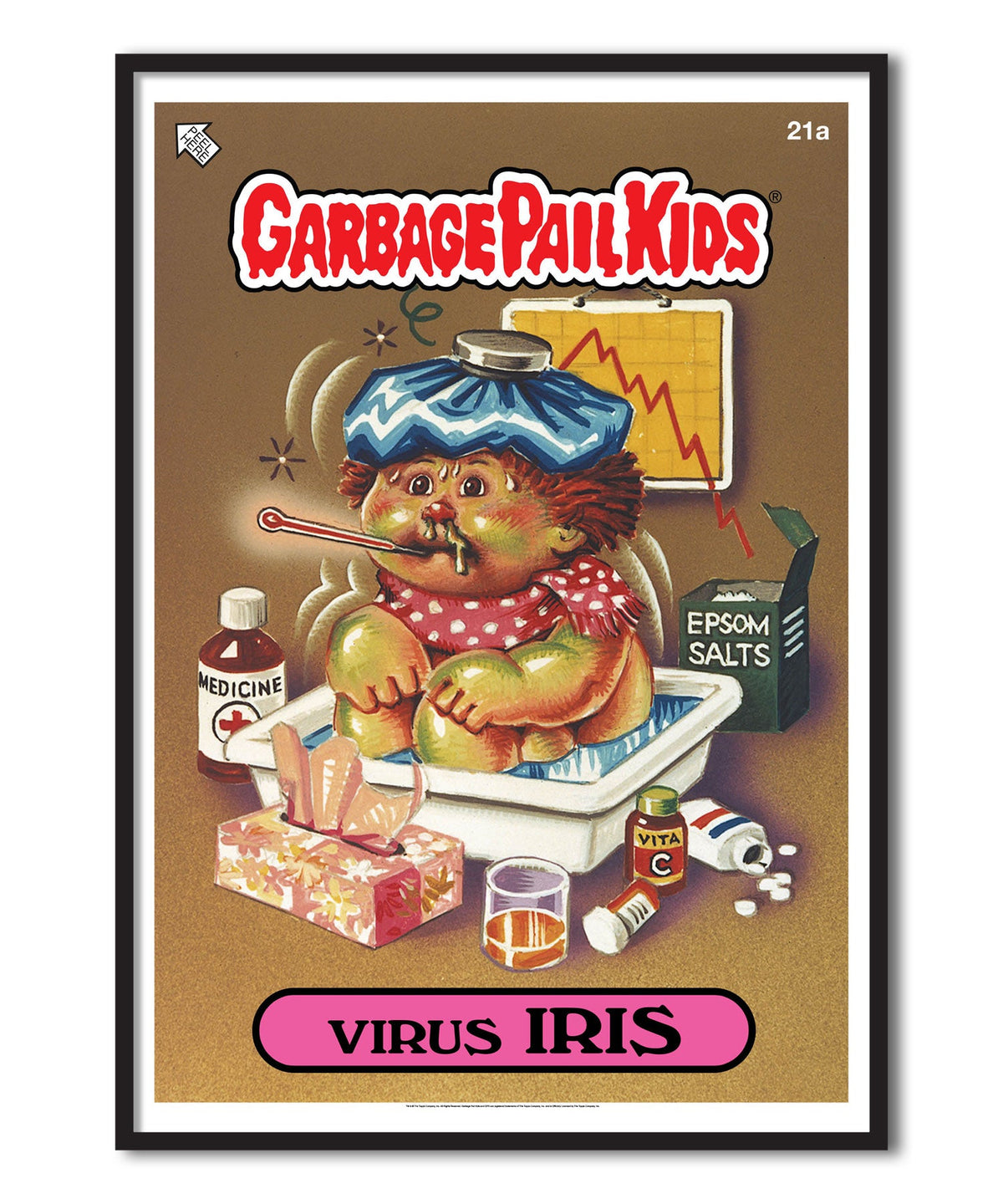 Garbage Pail Kids (Les Crados) - Virus Iris Poster – Poster