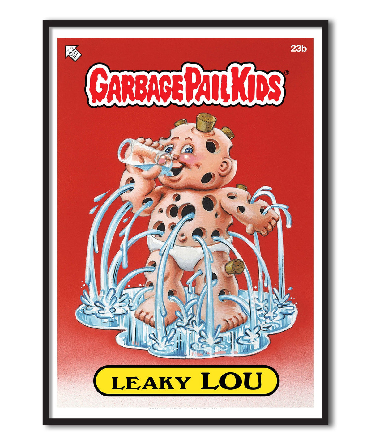 Les Crados - Garbarge Pail Kids - Leaky Lou Poster – Poster
