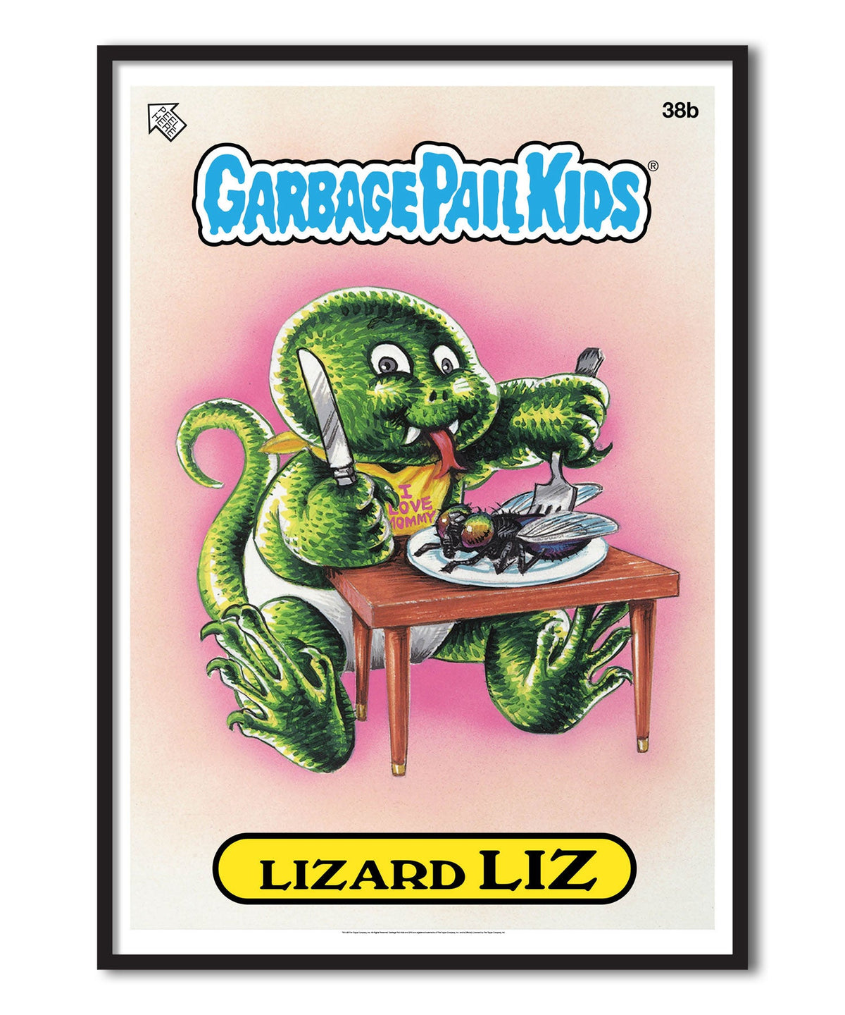 Garbage Pail Kids (Les Crados) - Lizard Liz Poster – Poster
