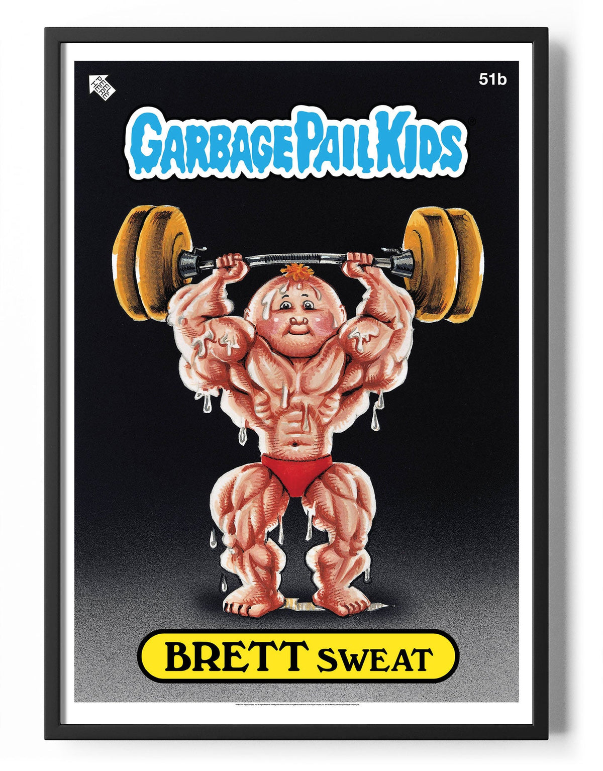 Garbage Pail Kids (Les Crados) - Brett Sweat Poster – Poster