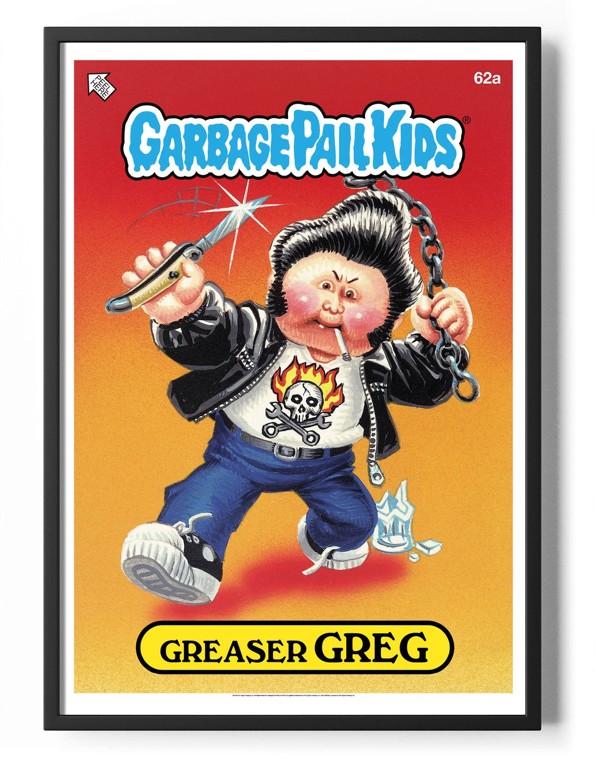 Garbage Pail Kids (Les Crados) - Greaser Greg Poster – Poster