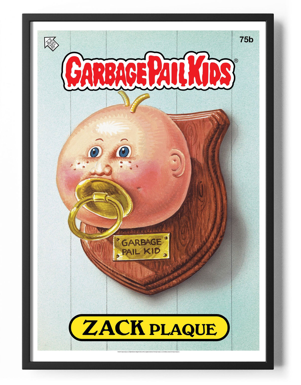 Garbage Pail Kids (Les Crados) - Zack Plaque Poster – Poster