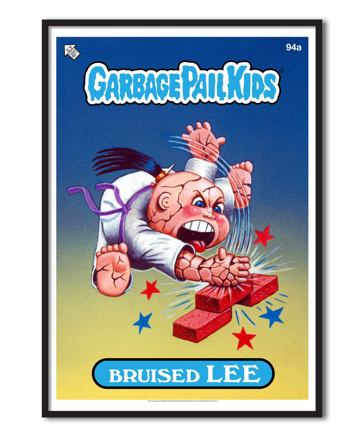 Garbage Pail Kids (Les Crados) - Bruised Lee Poster – Poster