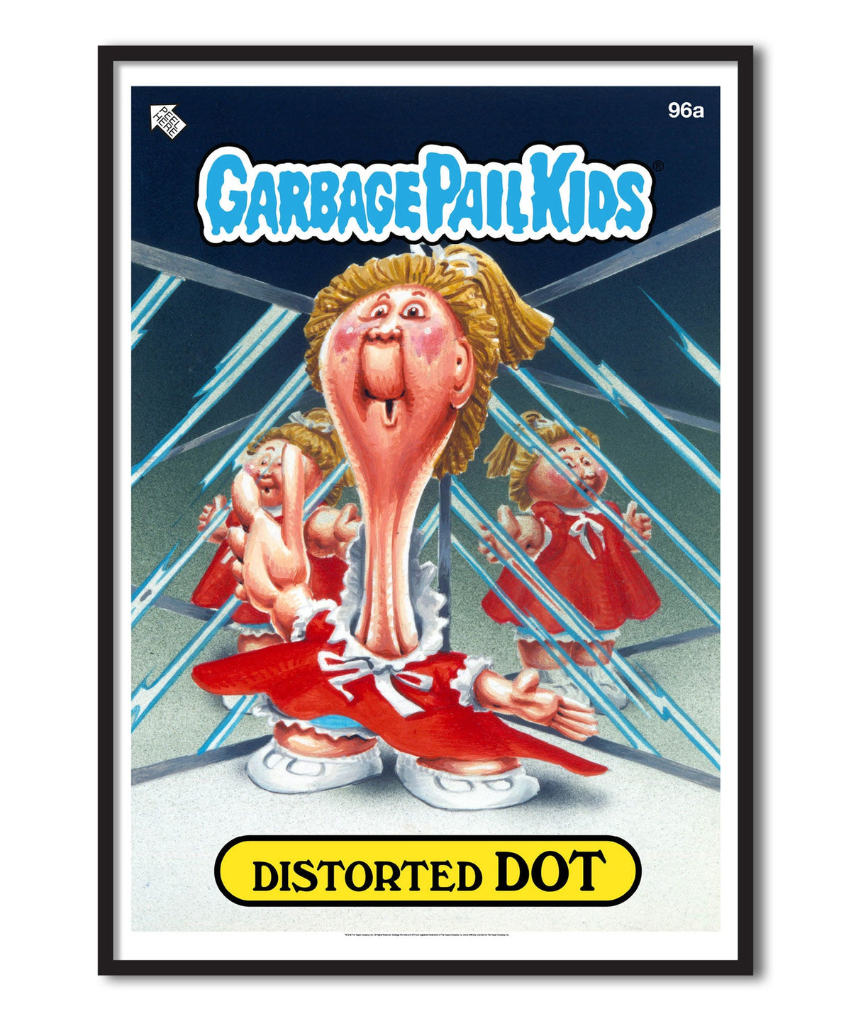 Les Crados - Garbage Pil Kids - Distorted Dot Poster – Poster