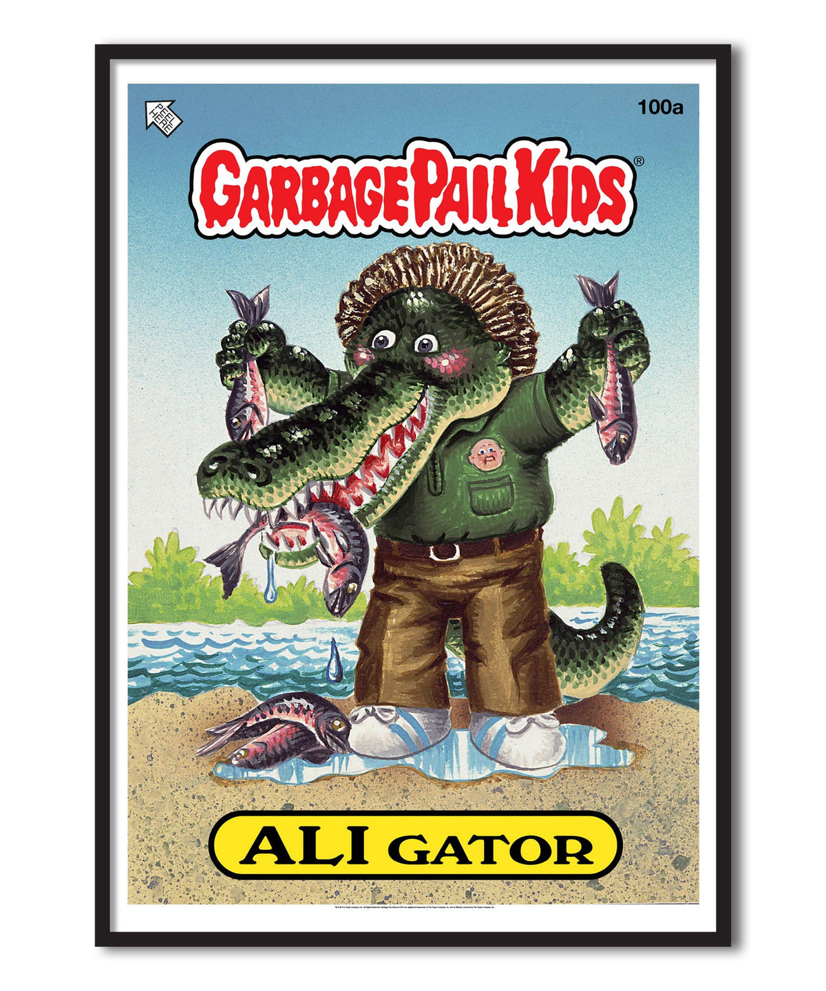 Garbage Pail Kids (Les Crados) - Ali Gator Poster – Poster