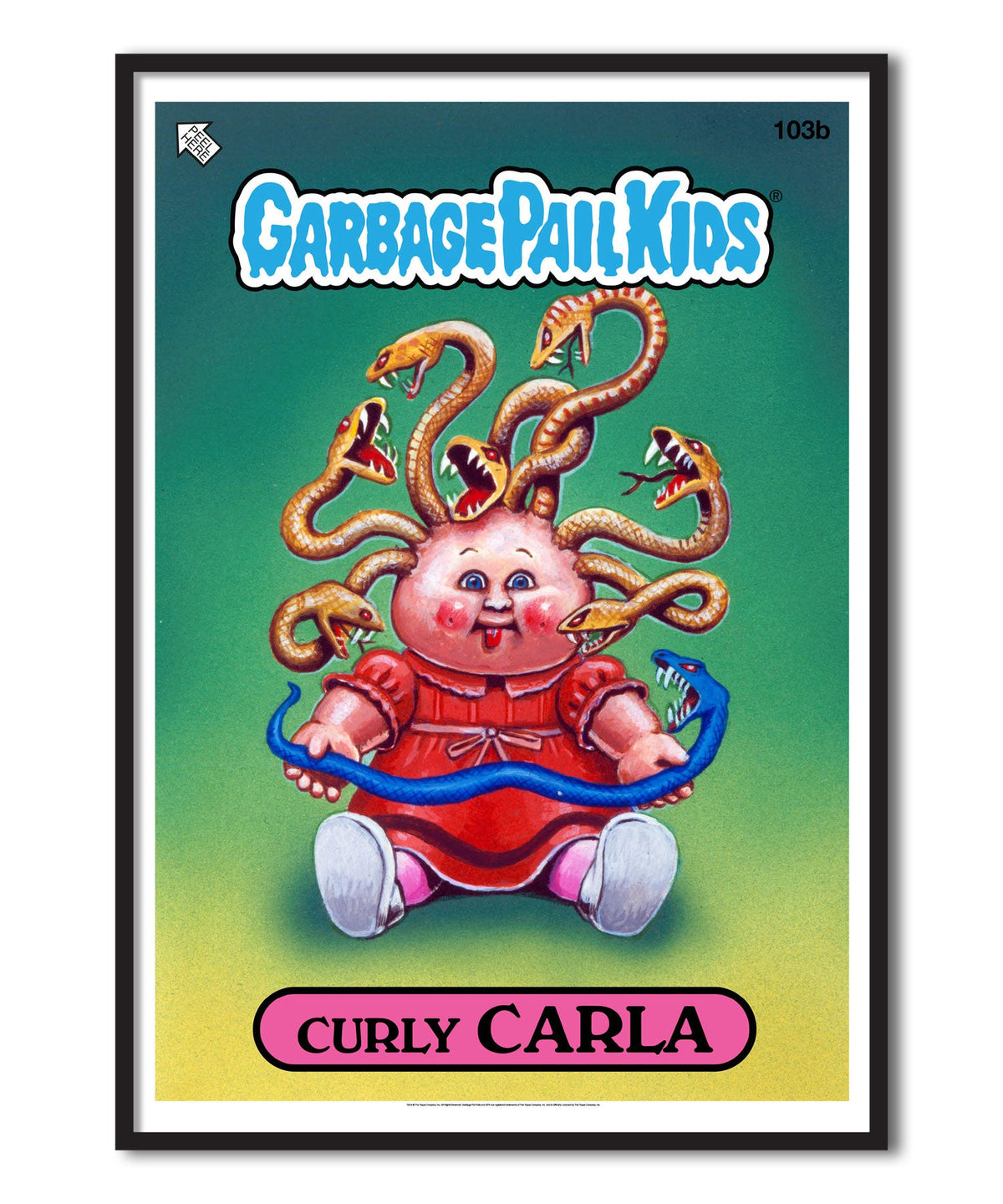 Garbage Pail Kids (Les Crados) - Curly Carla Poster – Poster