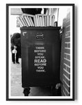 Think Before You Speak Poster – Poster