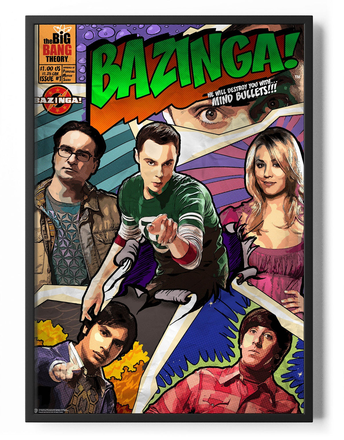The Big Bang Theory - Comic Cover Poster – Poster