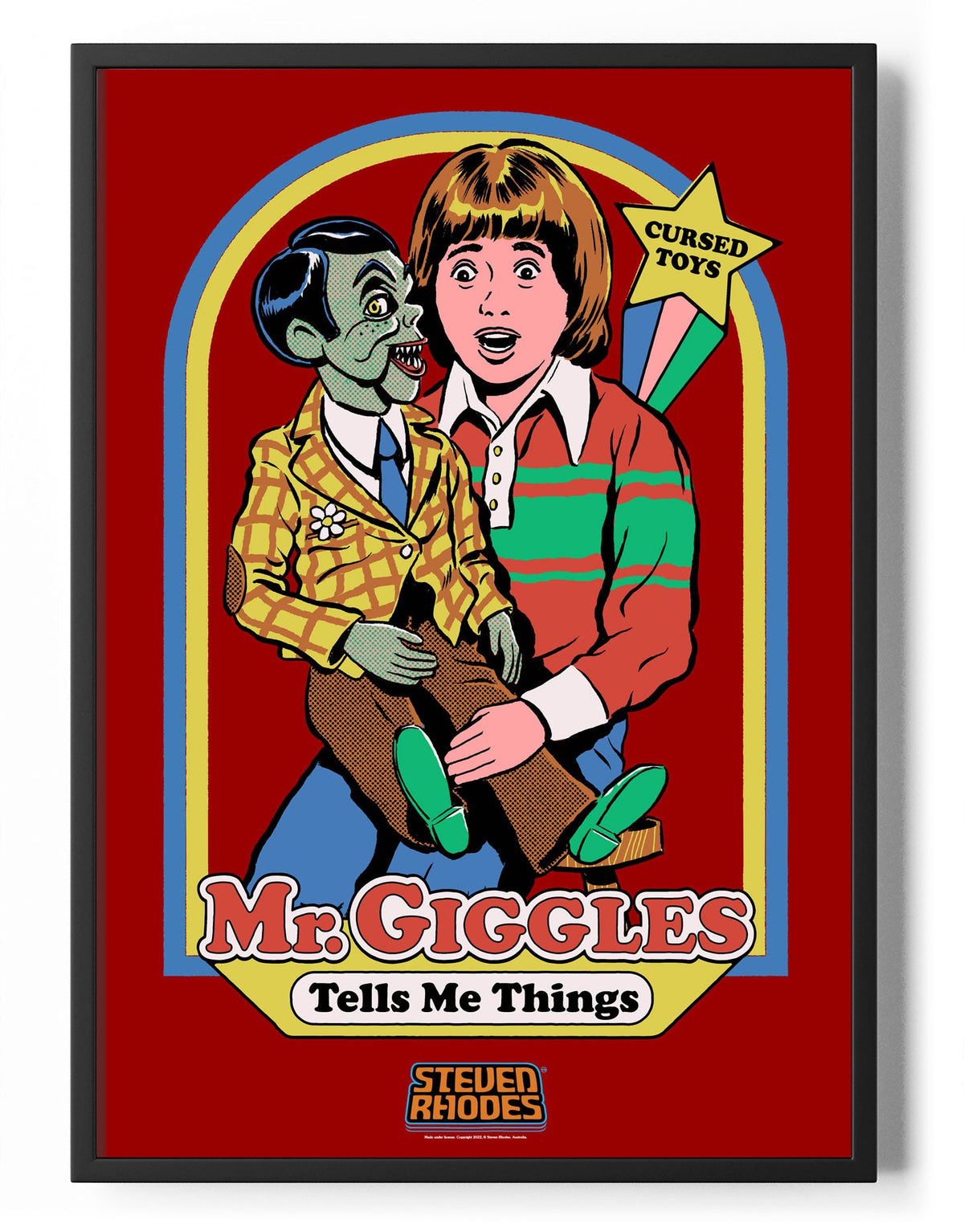 Mr Giggles Tells Me Things Poster – Poster