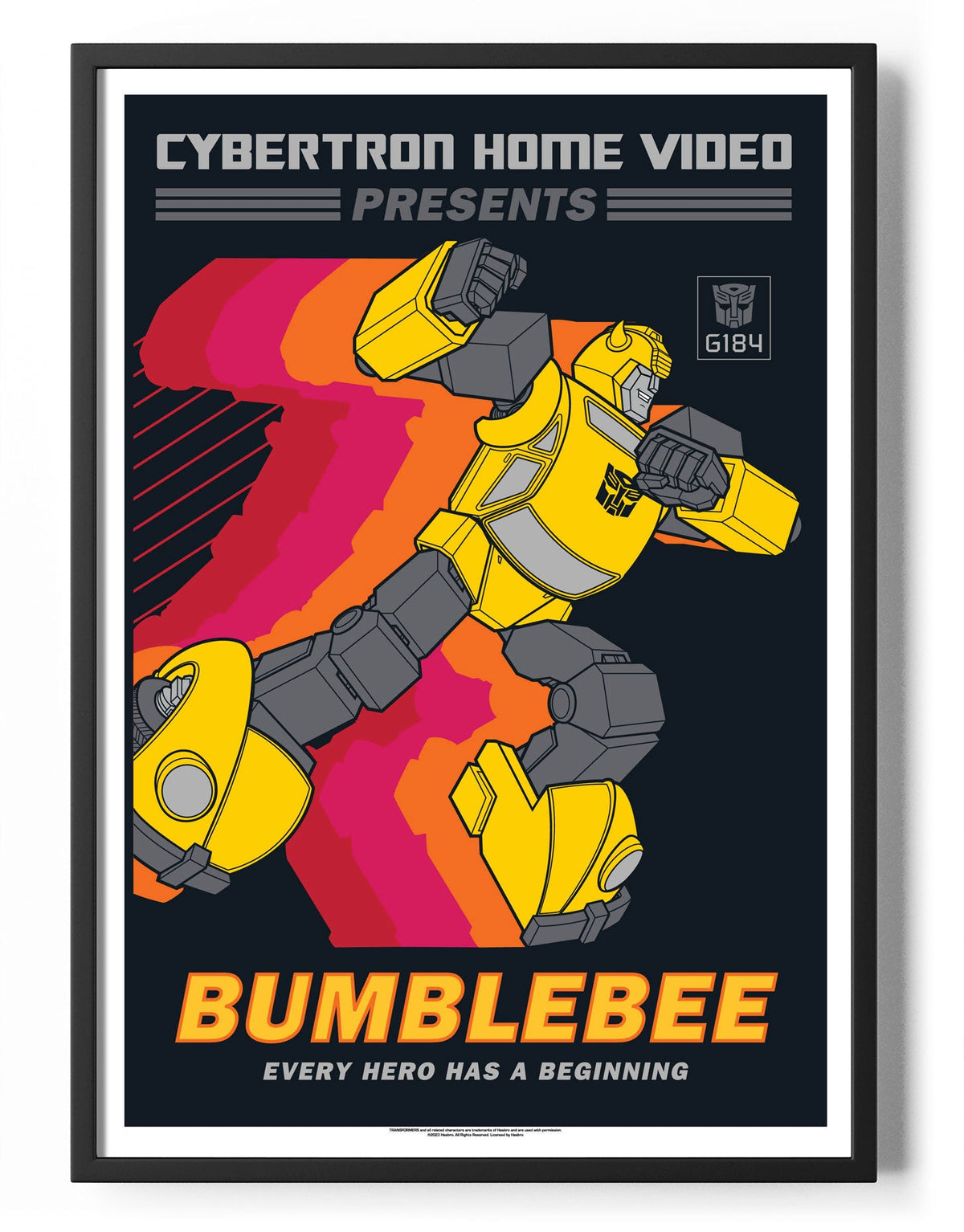 Bumblebee Retro Poster – Poster