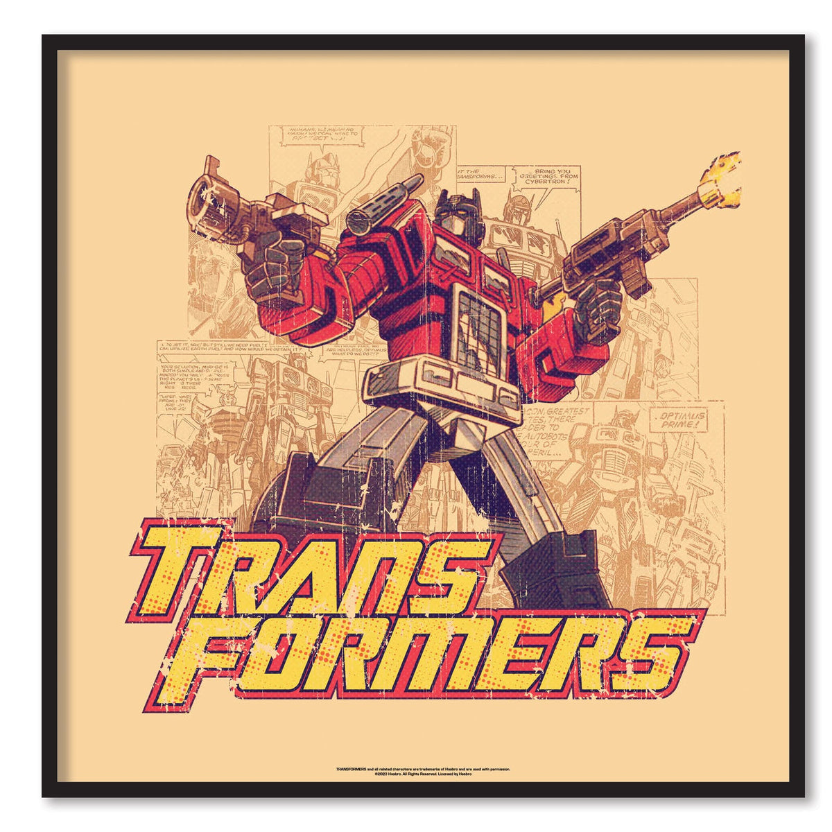 Transformers - Retro Comics Poster – Poster